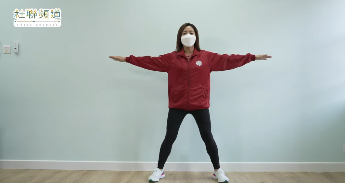 物理治療師教導智障人士照顧者家居訓練小貼士 - 大肌肉運動 及 腹式呼吸 (workout)